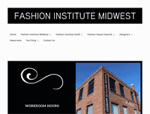 Tablet Screenshot of fashioninstitutemidwest.org